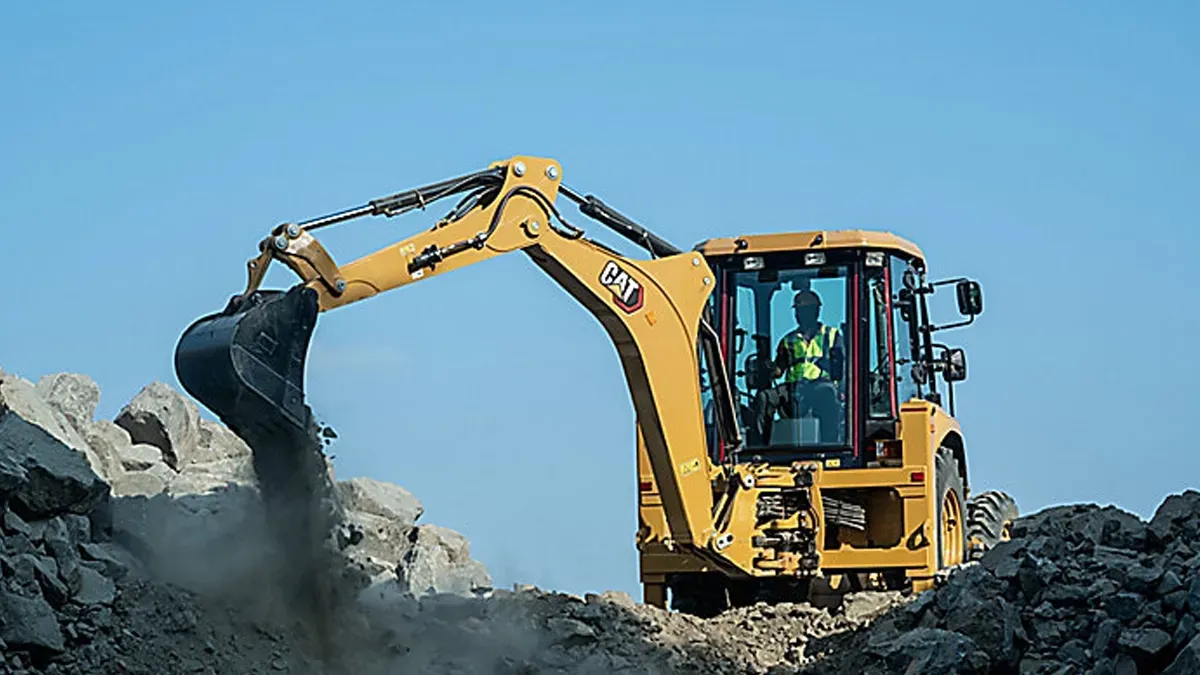 Retrocargadora CAT 424 4WD